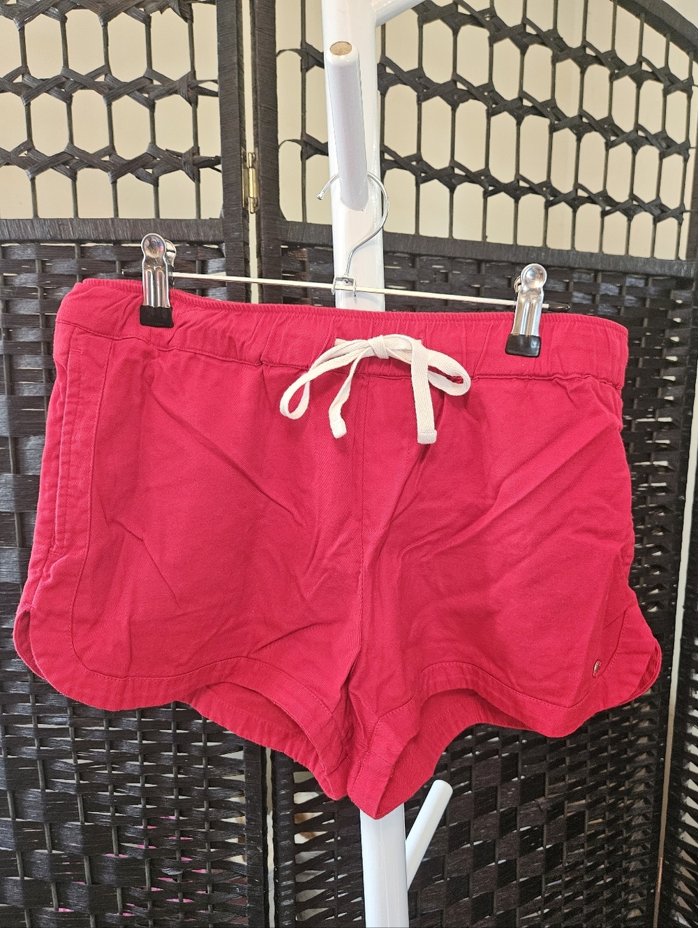 Roxy Red Drawstring Shorts